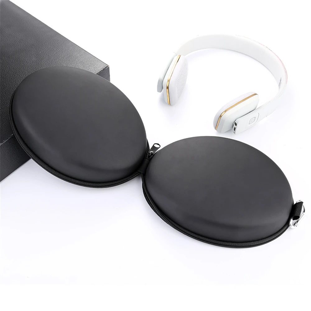 Foldable Headset Holder Case Storage Carrying Hard Bag Box Case For Earphone Headphone Earbuds memory Card USB Cable Storage Box