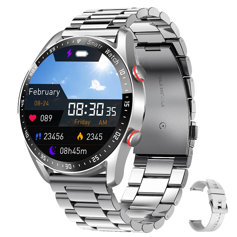 Ultimate Smart Watch - ECG + PPG, Bluetooth Calls, Blood Pressure, and Fitness Tracking