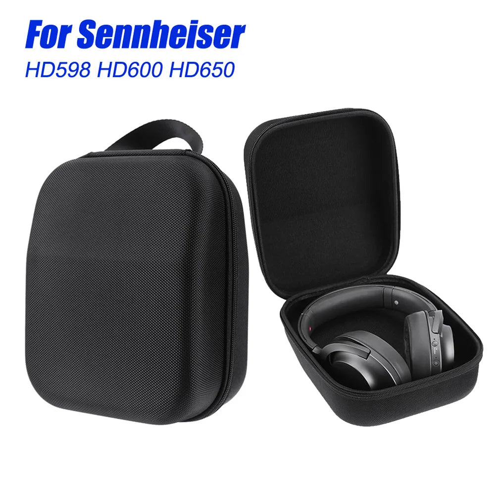 Portable Headset Storage Bag For Sennheiser HD598 HD600 HD650 EVA Hard Case Headphone Carrying Bag Protective Case Accessories