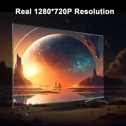 New 2024 portable Projetor 4K Android 11 Dual Wifi6 200 ANSI Allwinner H713 BT5.0 1080P 1280*720P Home Cinema Outdoor