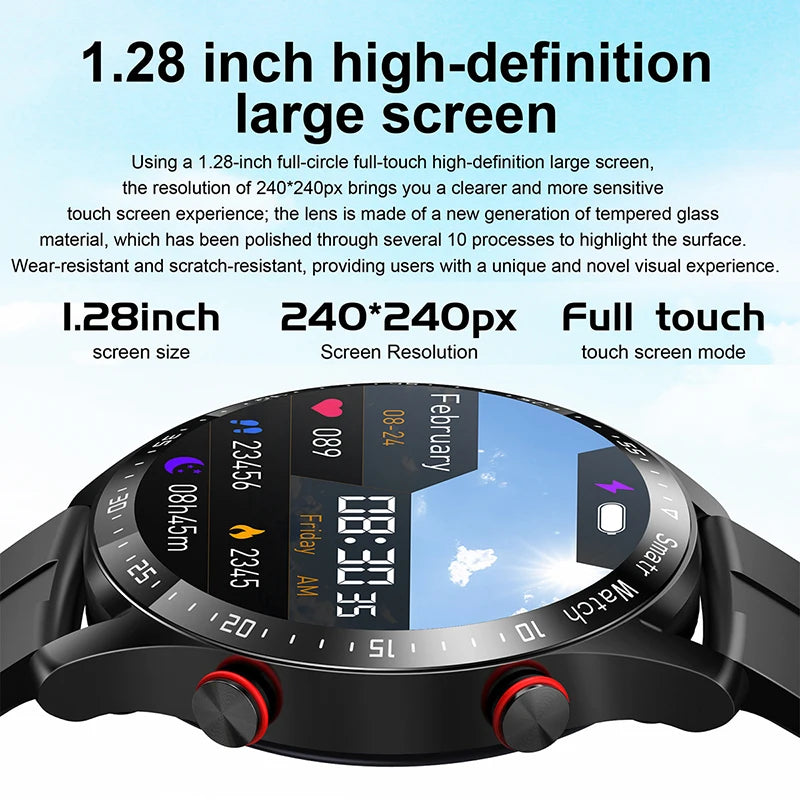 Ultimate Smart Watch - ECG + PPG, Bluetooth Calls, Blood Pressure, and Fitness Tracking