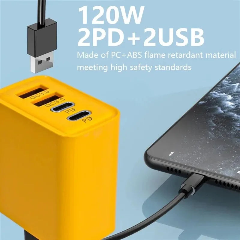 一个充电器，无限电力：小米 120W USB-C 快速充电适配器