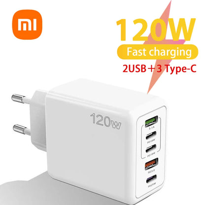 Xiaomi 120W 5-Port Fast Charger: Ultimate Charging Solution for 2024