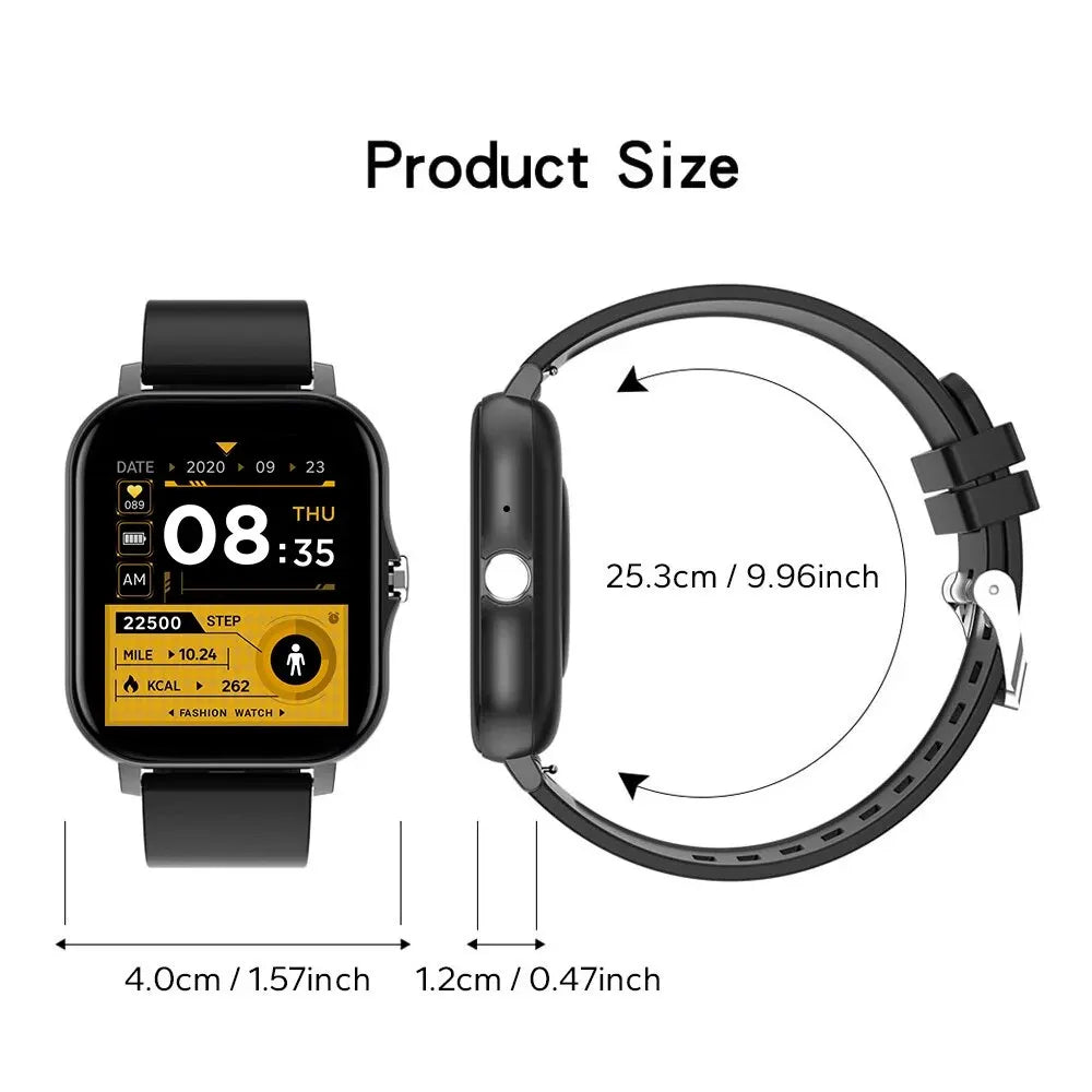 Smart Watch Android Phone 1.44'' Inch Color Screen Bluetooth Call Blood Oxygen/Pressure Monitoring Smart Watch Women Men