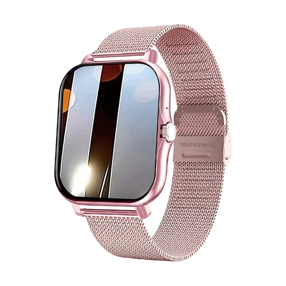 Smart Watch Android Phone 1.44'' Inch Color Screen Bluetooth Call Blood Oxygen/Pressure Monitoring Smart Watch Women Men