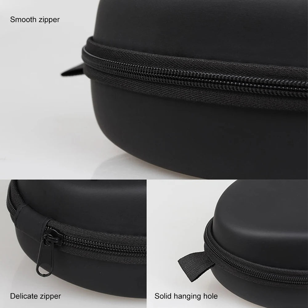 Foldable Headset Holder Case Storage Carrying Hard Bag Box Case For Earphone Headphone Earbuds memory Card USB Cable Storage Box