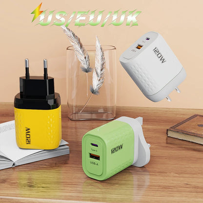 Xiaomi 120W Charger: EU/US/UK Plug for Lightning Fast Charging