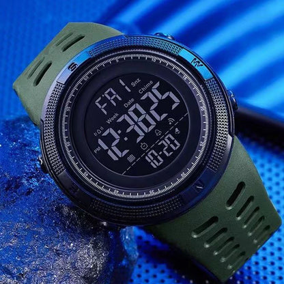 YIKAZE Y01 Military Sports Watch - Multifunctional, Waterproof Digital Watch for Men and Students