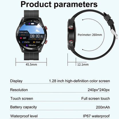 Ultimate Smart Watch - ECG + PPG, Bluetooth Calls, Blood Pressure, and Fitness Tracking